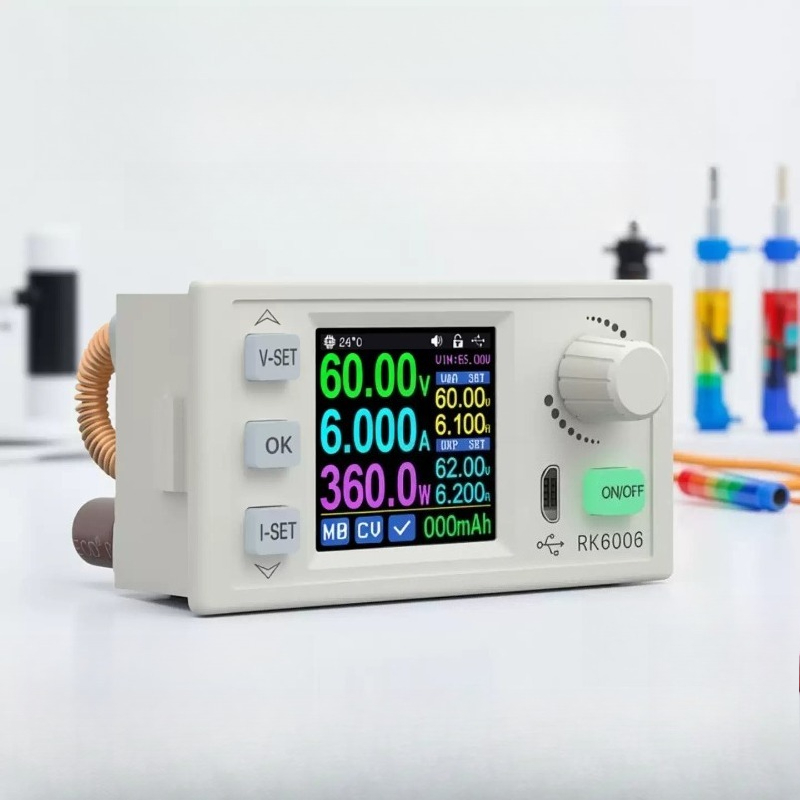 Electronics Repair Hobby - เครื่องปรับแรงดันไฟฟ้าแบบดิจิทัล DC CC CV ปรับได้ พร้อมหน้าจอ
