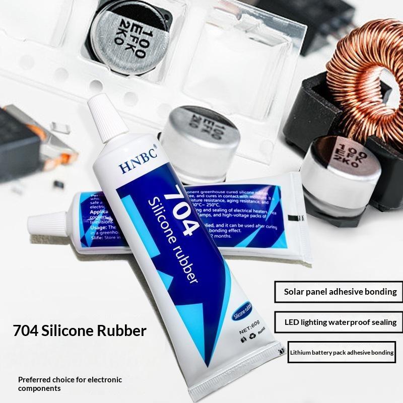 Electronics Repair In Usa - 704 กาวซิลิโคนยางสำหรับซีล ฉนวนไฟฟ้า กันน้ำ ทนความร้อนสูง สำหรับซ่อมแผงวงจรหลอดไฟ