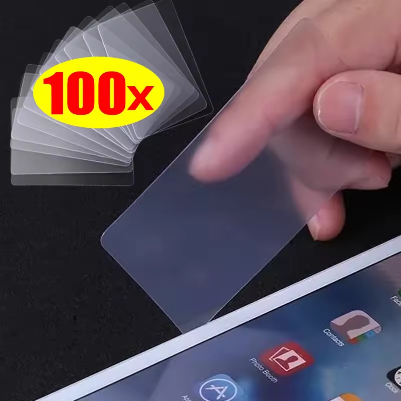 Phone Opening Tool - ชุดเครื่องมือแงะหน้าจอโทรศัพท์ 1-100 ชิ้น แบบใสและแบบด้าน สำหรับเปิดหน้าจอ LCD