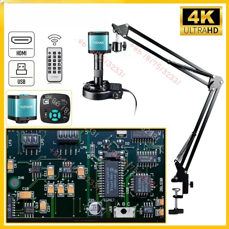 Electronics Repair In Usa - กล้องจุลทรรศน์ดิจิตอลอิเล็กทรอนิกส์ YIZHAN 4K 48MP HD สำหรับงานบัดกรี